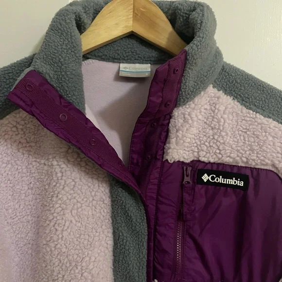 Columbia Women’s Lodge Sherpa Pullover Size S - Picture 5 of 6